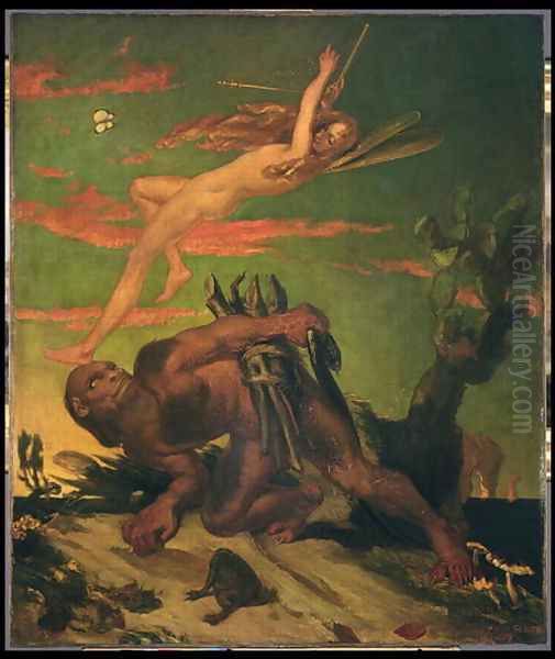 Ariel and Caliban, 1837 - view 1