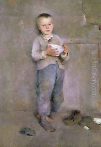 As Happy as a King, 1884 by Edward Stott