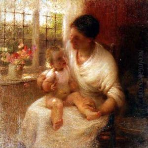 A Cottage Madonna, 1907 by Edward Stott