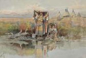 Water Girl by Charles Marion Russell