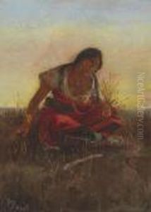 The Squaw by Charles Marion Russell
