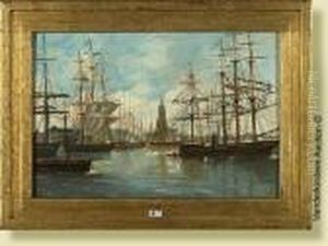Le Port Du Havre by Charles Marion Russell