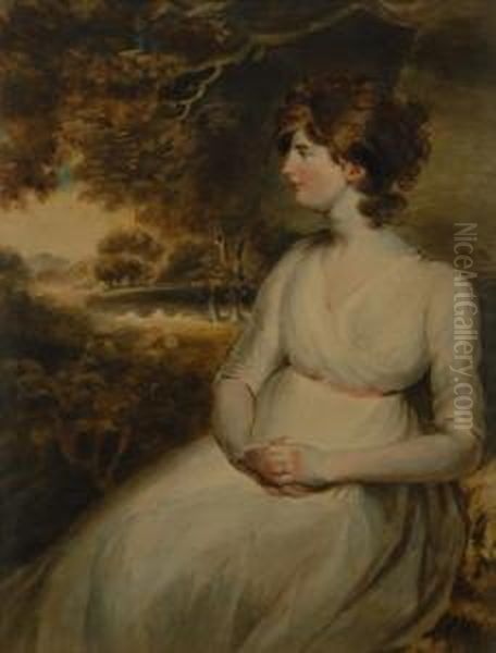 Portrait Of Emma Langstone Bates - view 1