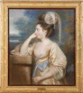 Portrait Of Mrs. G. Medley by John Russell