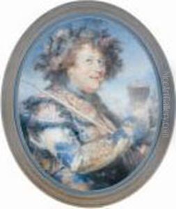 Portrait Of John Palmer, Esq. Dressed As "comus" by John Russell