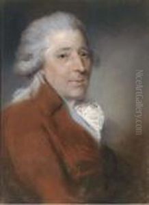 Portrait Of Francesco Bartolozzi by John Russell