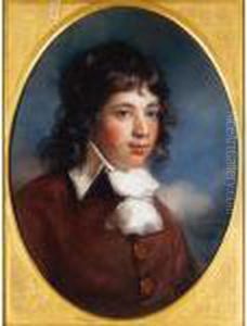 Portrait Of De Lynes Gregory As A Boy by John Russell