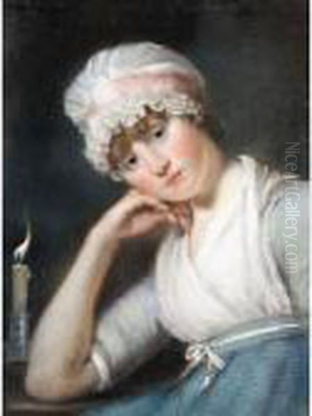 Portrait Of A Young Lady With A Bonnet - view 1