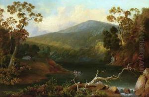 River Landscape by Joshua Shaw