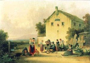 The Traveling Tinker 1843 by Joshua Shaw