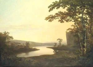 A view of Dinting Vale, Glossop, Derbyshire by Joshua Shaw