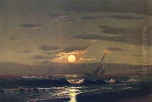 Moonlight Sailing by Warren W. Sheppard
