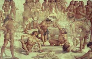 The Resurrection of the Flesh, detail from the Last Judgement, 1499-1504 by Luca Signorelli