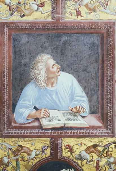 The Poet Virgil 70-19 BC detail from The Last Judgement cycle in the chapel of San Brixio, 1499-1504 - view 1