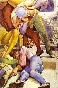 The End Of The World Apocalypse Detail 1499-1502 by Luca Signorelli