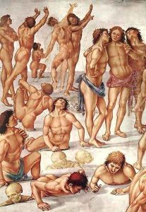 Resurrection of the Flesh (detail) by Luca Signorelli