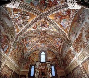 Frescoes in the Chapel of San Brizio by Luca Signorelli