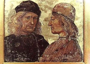 Self-Portrait with Vitelozzo Vitelli 2 by Luca Signorelli