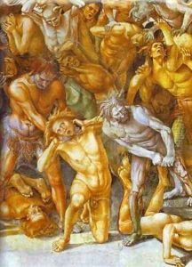 The Hell Detail 1499-1503 by Luca Signorelli