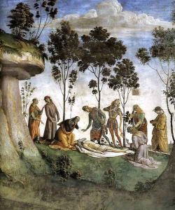 Moses's Testament and Death (detail) 3