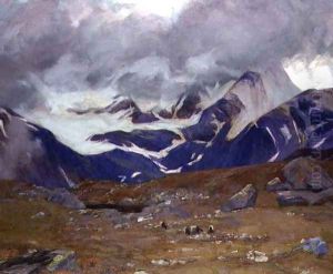 Where Chavez Flew, the Simplon Pass, 1911 by Adrian Scott Stokes