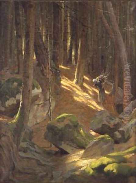 Twilight in a Forest - view 1