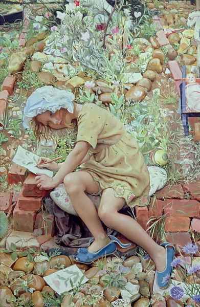 Molly in the Garden, 1930 - view 1