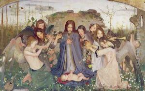 Madonna and Child with Angels, c.1925 by Mark Lancelot Symons