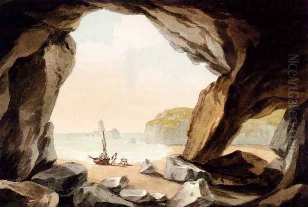 A View From A Cave Near Tenby, South Wales - view 1