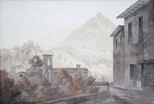 Lake Lugano by John Warwick Smith