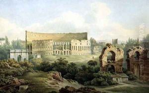 The Colosseum, Rome, 1802 by John Warwick Smith