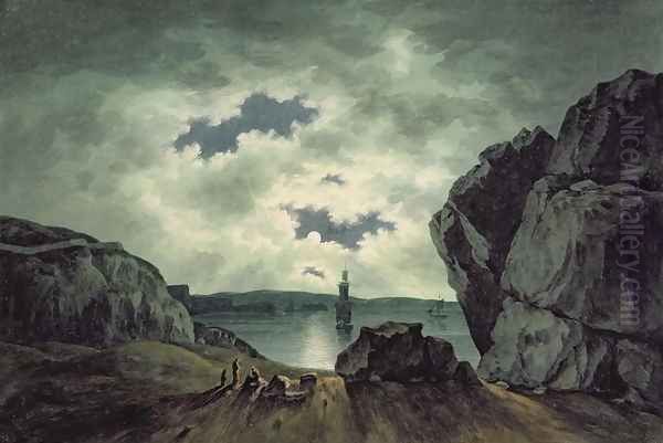 Bay Scene in Moonlight, 1787 - view 1
