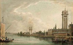 Lazy days on the Venetian Lagoon by John Warwick Smith
