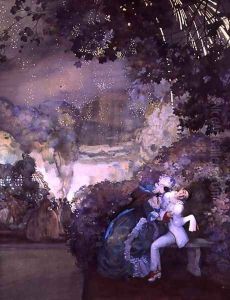 Firework, 1910 by Konstantin Andreevic Somov