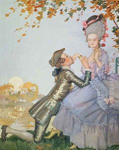 First Love, 1916 by Konstantin Andreevic Somov