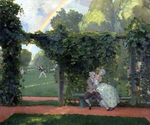 The Ridiculed Kiss, 1908 by Konstantin Andreevic Somov
