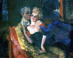 Love, 1910 by Konstantin Andreevic Somov