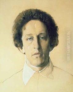 Portrait of Aleksandr Aleksandrovich Blok (1880-1921), 1907