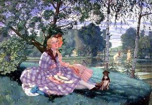 Summer, 1919 by Konstantin Andreevic Somov