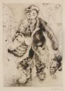 Le Marchand De Volailles by Issachar ber Ryback