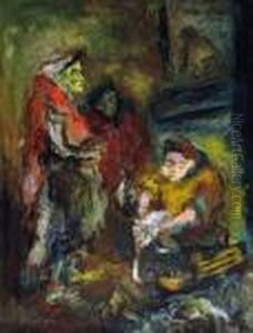 The Chicken Market by Issachar ber Ryback