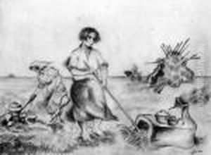 On The Jewish Fields Of The Ukraine by Issachar ber Ryback