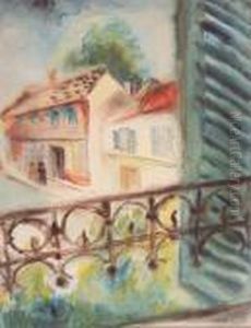 Paris, "from My Window". by Issachar ber Ryback