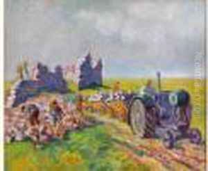 Le Transport Des Pierres by Issachar ber Ryback