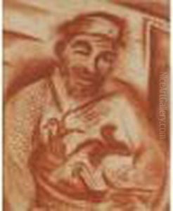 The Bird Seller by Issachar ber Ryback