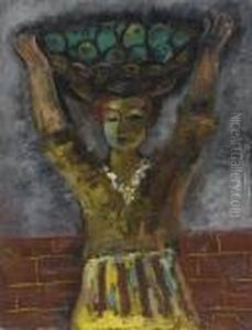 The Apple Seller by Issachar ber Ryback