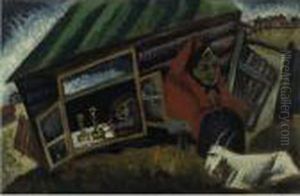 In The Village by Issachar ber Ryback