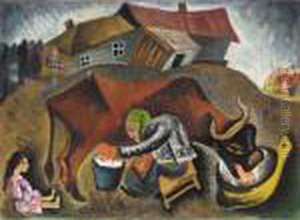 Milking The Cow - view 1