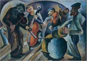 Jewish Musicians by Issachar ber Ryback