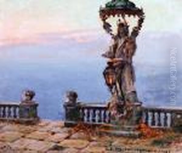 Pejzaz Wloski Z Madonna - view 1